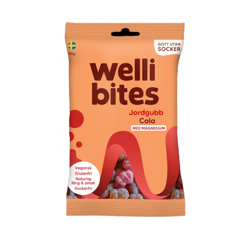 Wellibites Strawberry & Cola - 70 grams