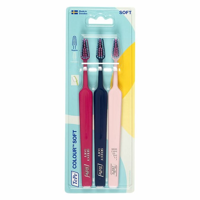 TePe Colour Soft Toothbrush - 3 pcs