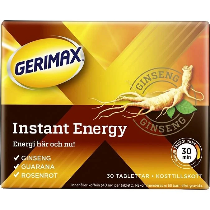Gerimax Instant Energy - 30 tablets