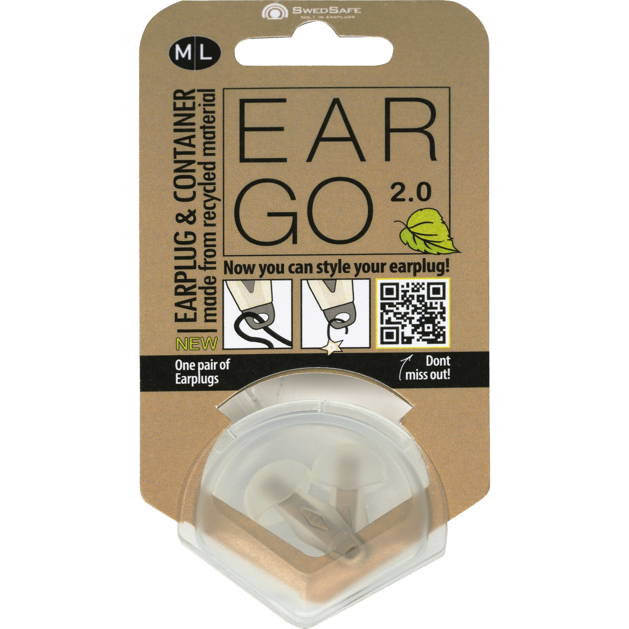 Swedsafe Earplugs Eargo 2.0 Medium/Large