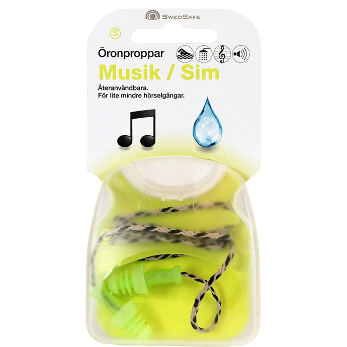 Swedsafe Music & Swim Earplug Small