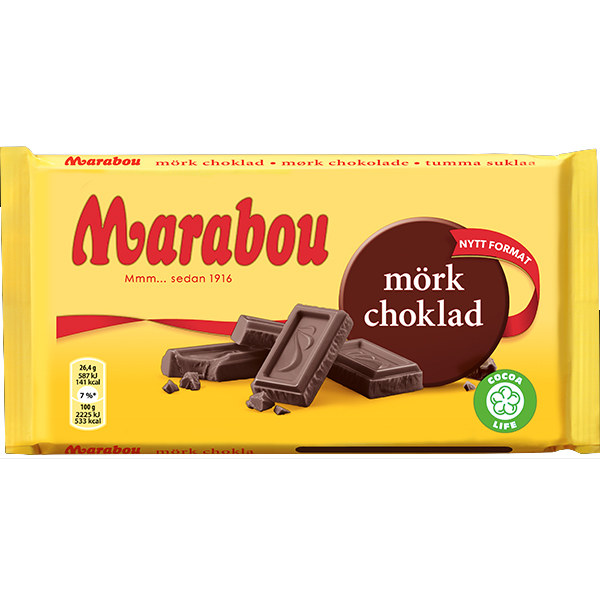 Marabou Dark chocolate - 185 grams