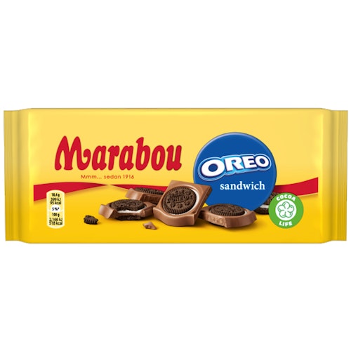 Marabou Oreo sandwich - 185 grams