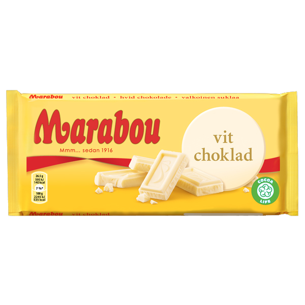 Marabou White chocolate - 185 grams