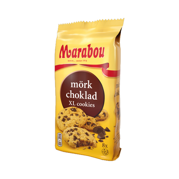Marabou Dark chocolate XL cookies - 184 grams