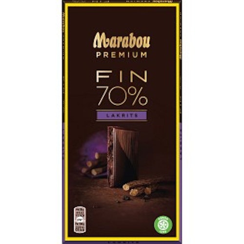 Marabou Premium FIN Licourice 70% - 100 grams
