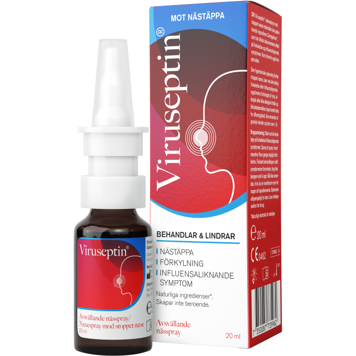 Viruseptin Against Cold Decongestant Nasal Spray - 20 ml
