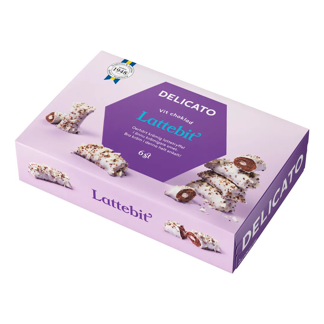 Delicato Lattebit 6 pack - 180 grams