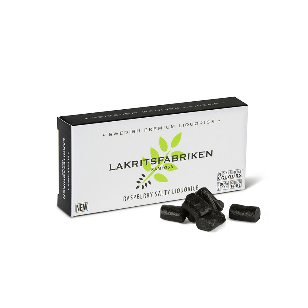 Lakritsfabriken Raspberry Salty Liquorice - 40 grams