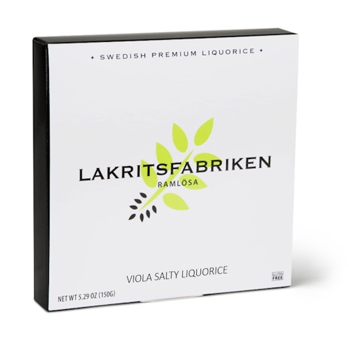 Lakritsfabriken Viola Salty Liquorice - 150 grams