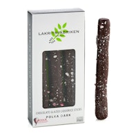 Lakritsfabriken Liquorice Sticks Dark Chocolate & Polka - 45 grams