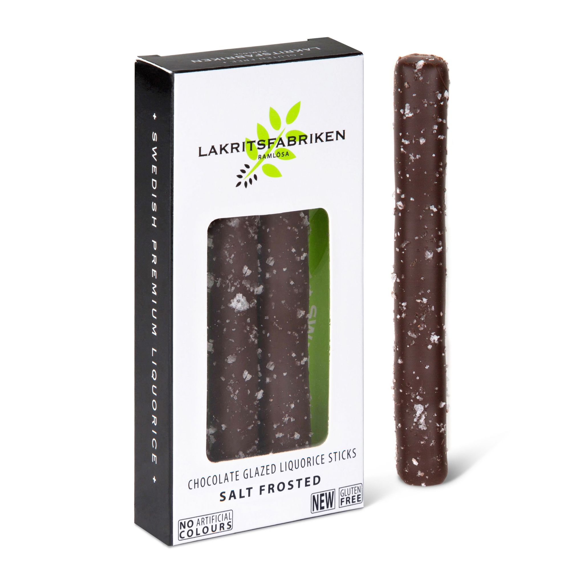 Lakritsfabriken Liquorice Sticks Dark Chocolate & Sea Salt - 45 grams