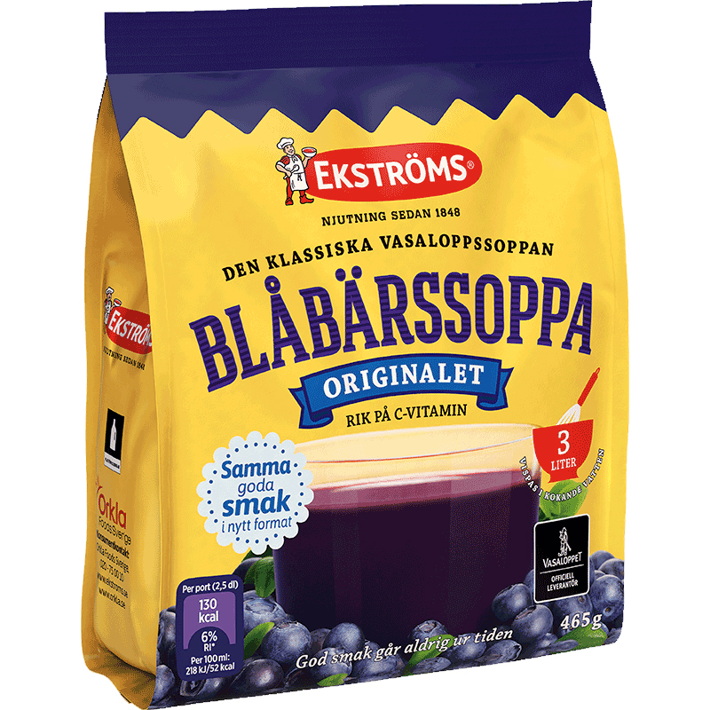 Ekströms Blueberry Soup - 465 grams (makes 3 liters)