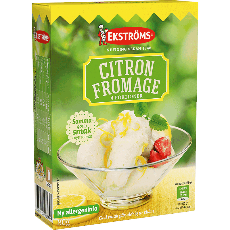 Ekströms Lemon Fromage Mix - 80 grams