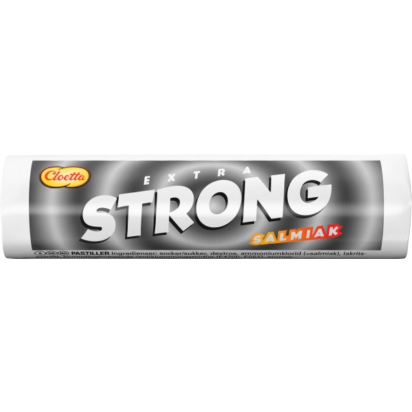 Cloetta Extra Strong Salmiak - 25 grams