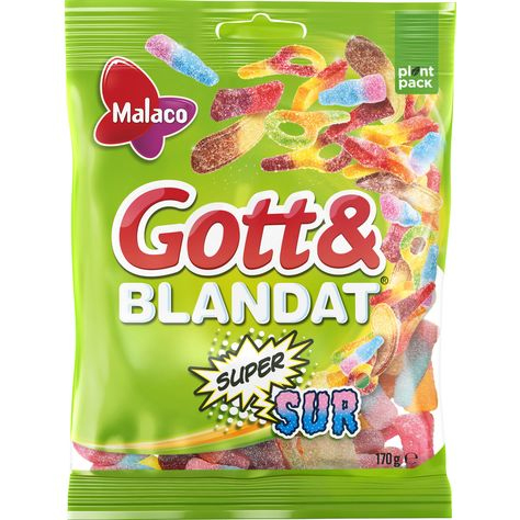 Malaco Gott & Blandat Super Sour - 170 grams