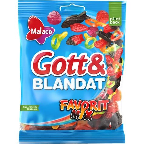 Malaco Gott & Blandat Favorit Mix - 190 grams