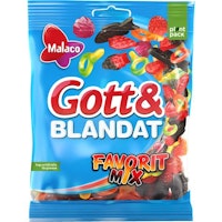 Malaco Gott & Blandat Favorit Mix - 190 grams