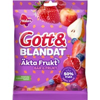 Malaco Gott & Blandat Real Berries And Fruit - 220 grams