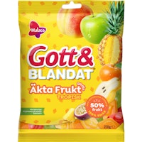 Malaco Gott & Blandat Real Fruit Tropical - 220 grams
