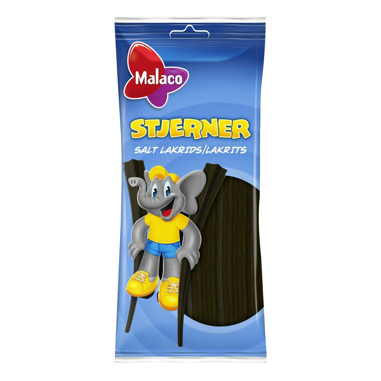 Malaco Stjerner Salty Licorice - 92 grams - Scandinavian Online Store
