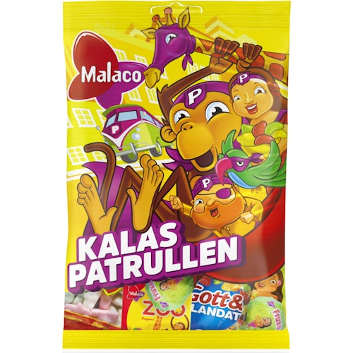 Malaco Kalaspatrullen Mix Bag - 135 grams