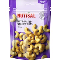 Nutisal Dry Roasted Cashews Crystal Sea Salt - 140 grams