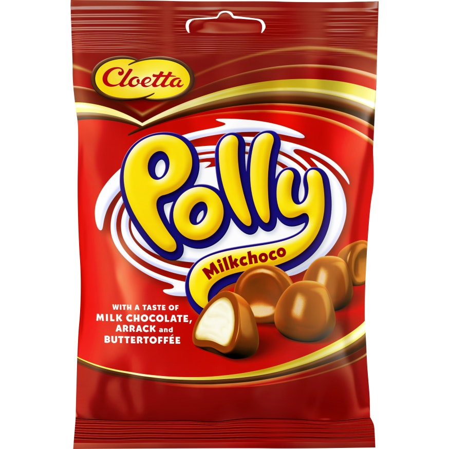 Cloetta Polly red Milkchoco - 200 grams