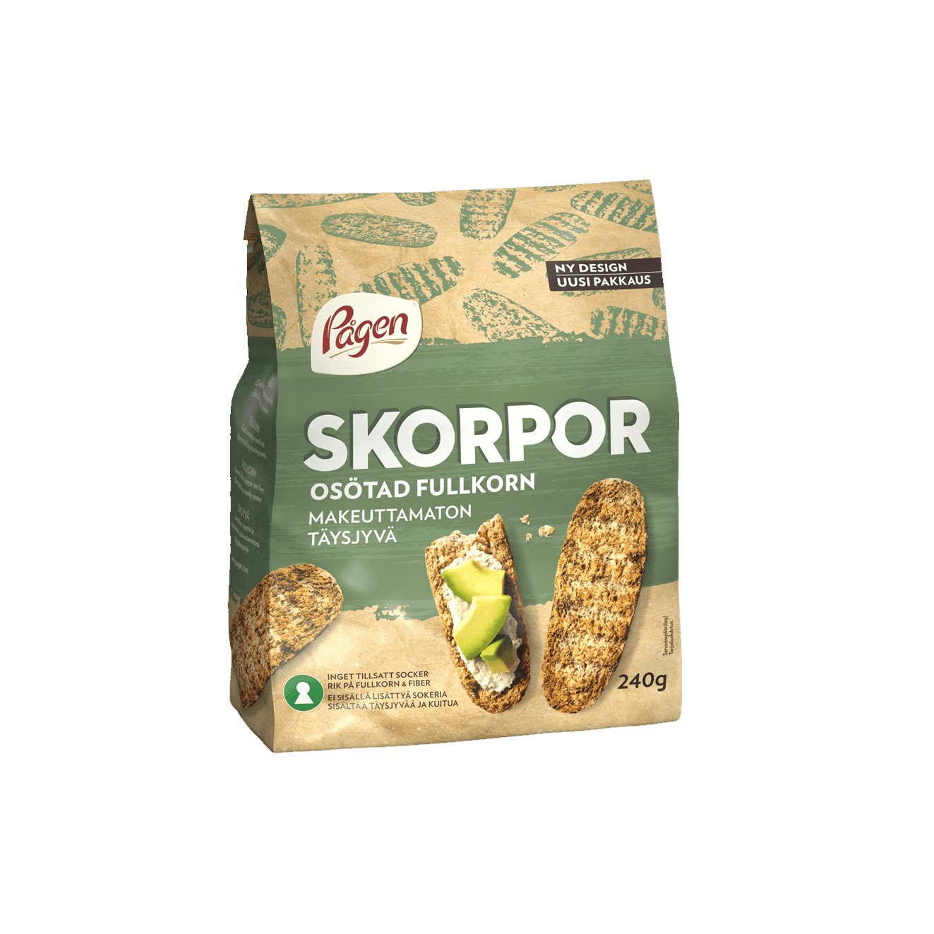 Pågen Biscuits Unsweetened - 240 grams