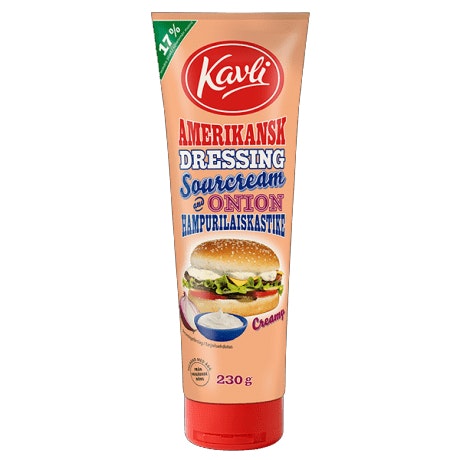 Kavli American Dressing Sourcream and Onion - 230 grams