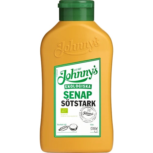 Johnny's Organic Mustard Sweet & Hot - 500 grams