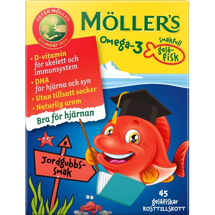 Möllers Omega-3 Gummyfish - 45 pcs