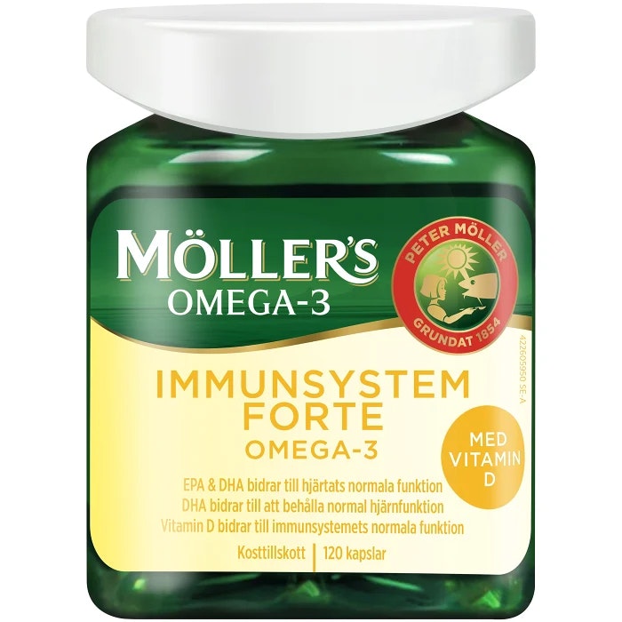 Möllers Omega-3 Immunsystem Forte - 120 pcs - Scandinavian Online Store