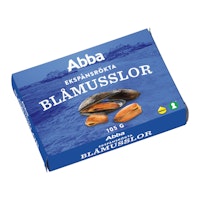 Abba Oakchip Smoked Blue Mussels - 105 grams