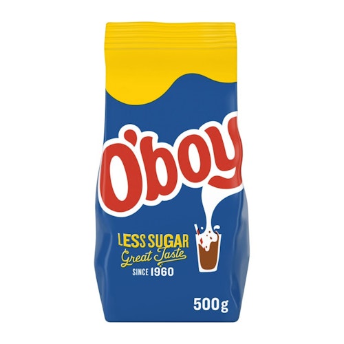 Oboy Chocolate Drink Less Sugar - 500 grams