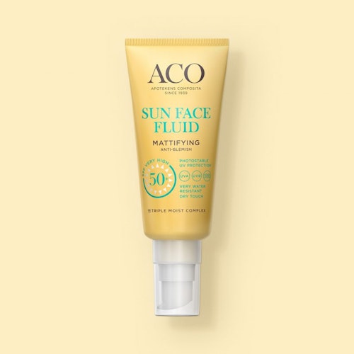 ACO Sun Face Fluid Mattifying Spf 50+ - 40 ml