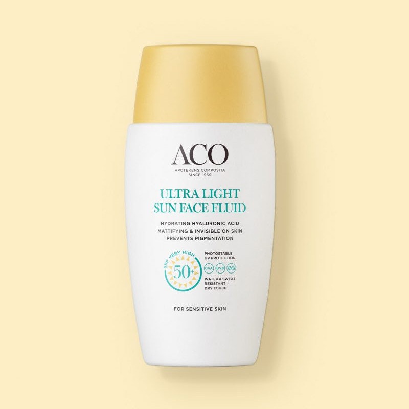 ACO Ultra Light Sun Face Fluid SPF 50+ - 40 ml