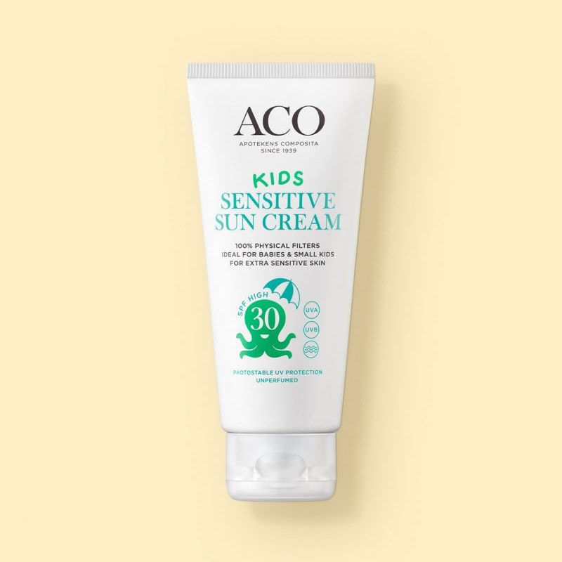 ACO Sun Kids Sensitive Cream SPF 30 - 100 ml - Scandinavian Online Store