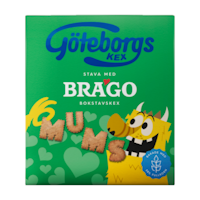 Göteborgs Kex Brago Letter Shaped Crackers - 160 grams