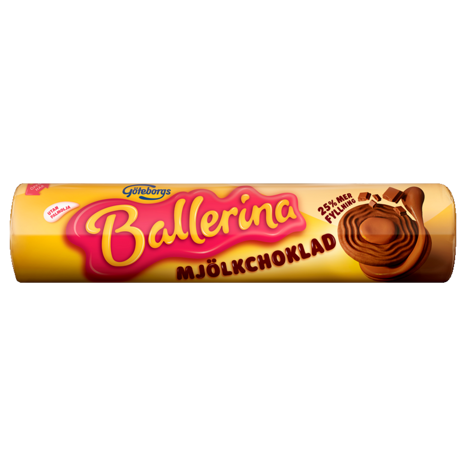 Chocolate con leche Göteborgs Kex Ballerina - 190 gramos