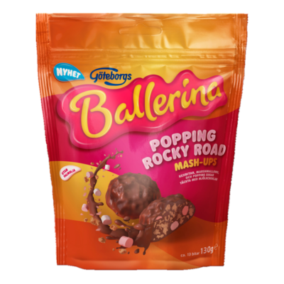 Göteborgs Kex Ballerina Popping Rocky Road Mash-ups - 130 grams