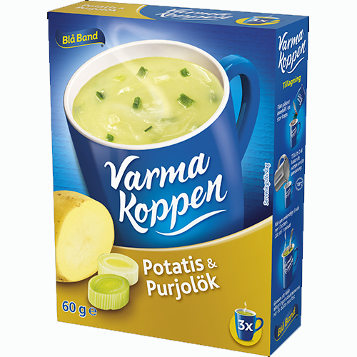 Blå Band Varma Koppen Potato & leek Soup - 60 grams (3 servings)