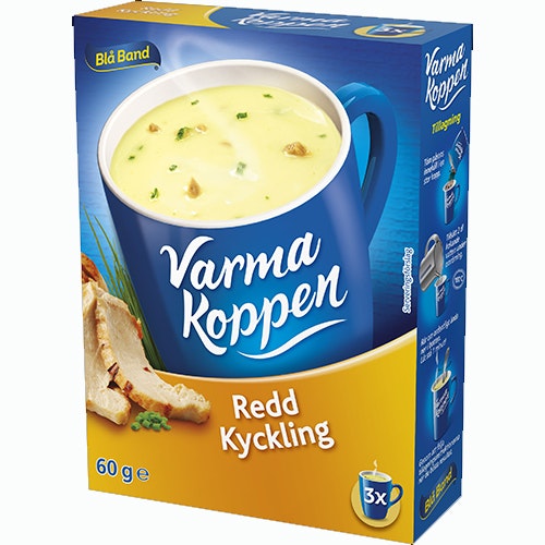 Blå Band Varma Koppen angedickte Hühnersuppe - 60 Gramm (3 Portionen)