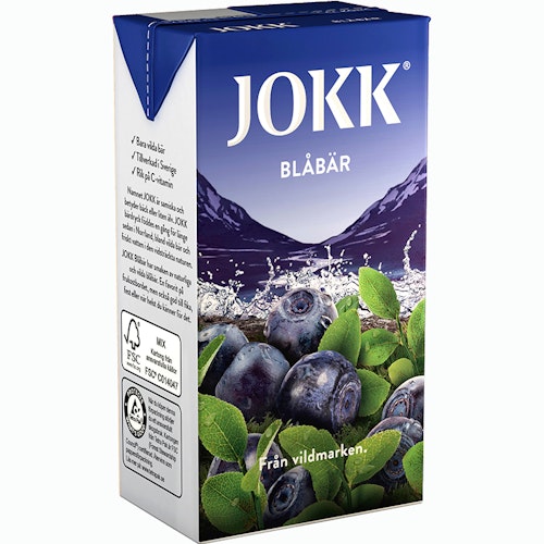 JOKK Blueberry - 250 ml (Makes 1 Litre)