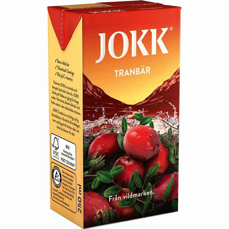 JOKK Cranberry - 250 ml (Makes 1 Litre)