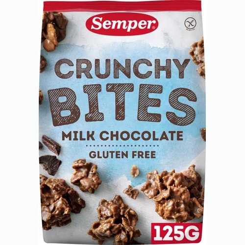 Semper Crunchy Bites Milk Chocolate - 125 grams
