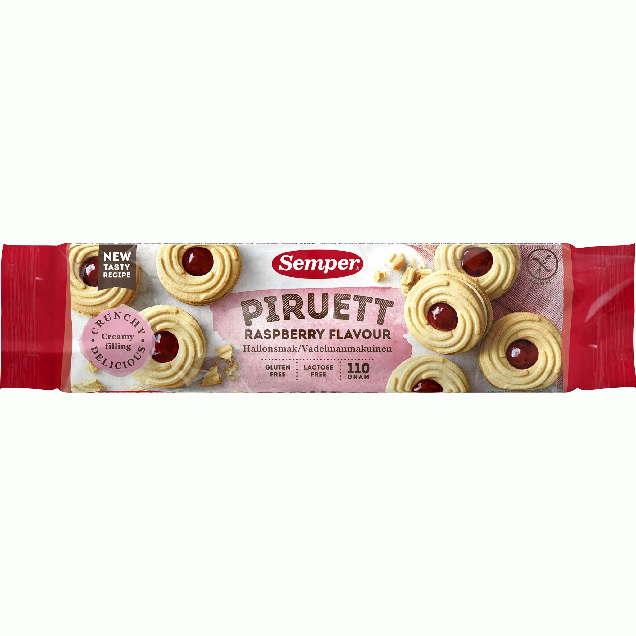 Semper Piruett Raspberry - 110 grams