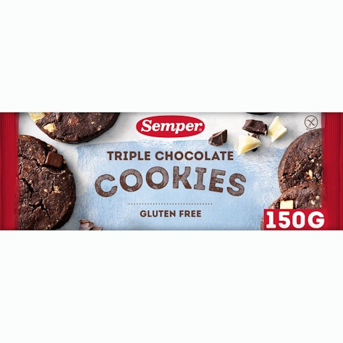 Semper Triple Chocolate Cookies - 150 grams