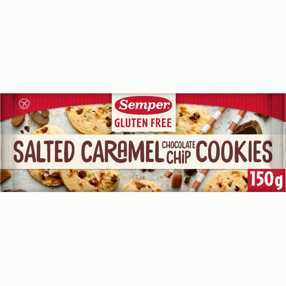 Semper Salted Caramel Chocolate Chip Cookies - 150 grams