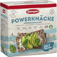 Semper Powerknäcke Crispbread - 225 grams